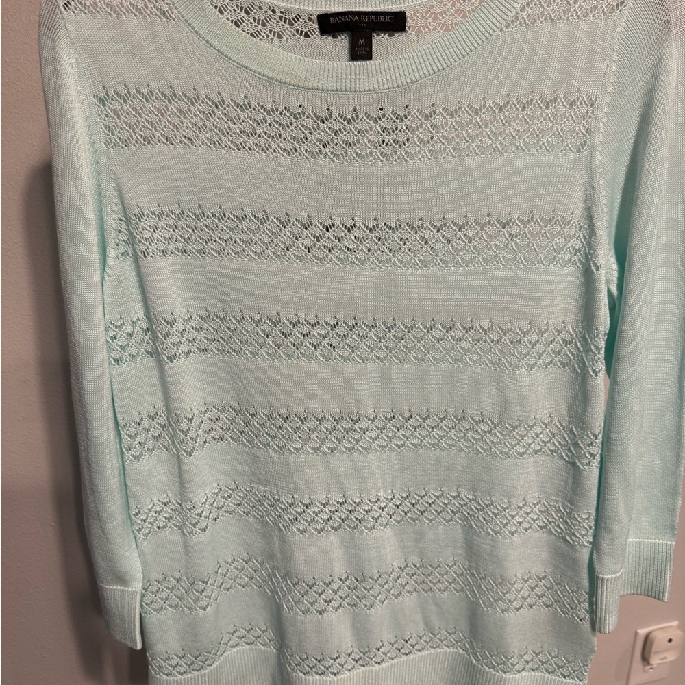 Banana Republic Mint Knit‎ Top size M